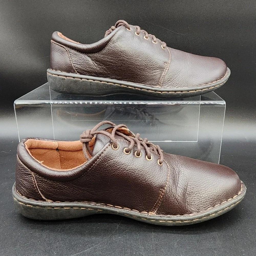 Cabelas 11M Brown Leather Oxford Shoes Rugged Casual Outdoor Gorpcore FB7002-53